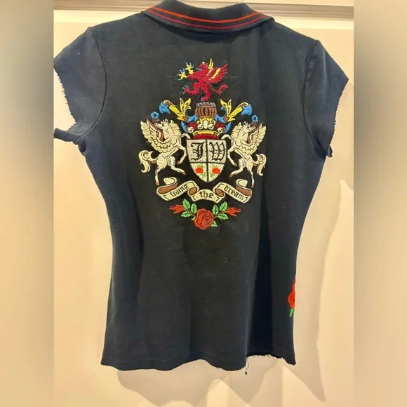 Johnny Was Embroidered Tee Shirt - Picture 2 of 6